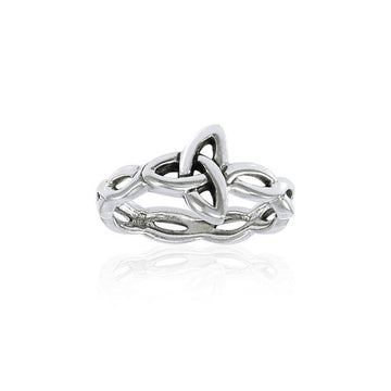 Celtic Trinity Knot Silver Ring TRI1344 - Jewelry